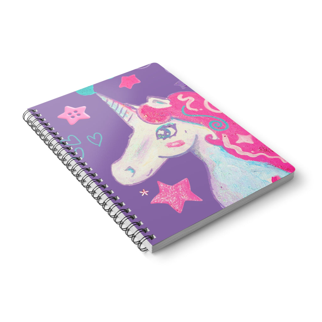 Unicorn Star Softcover Notebook,A5