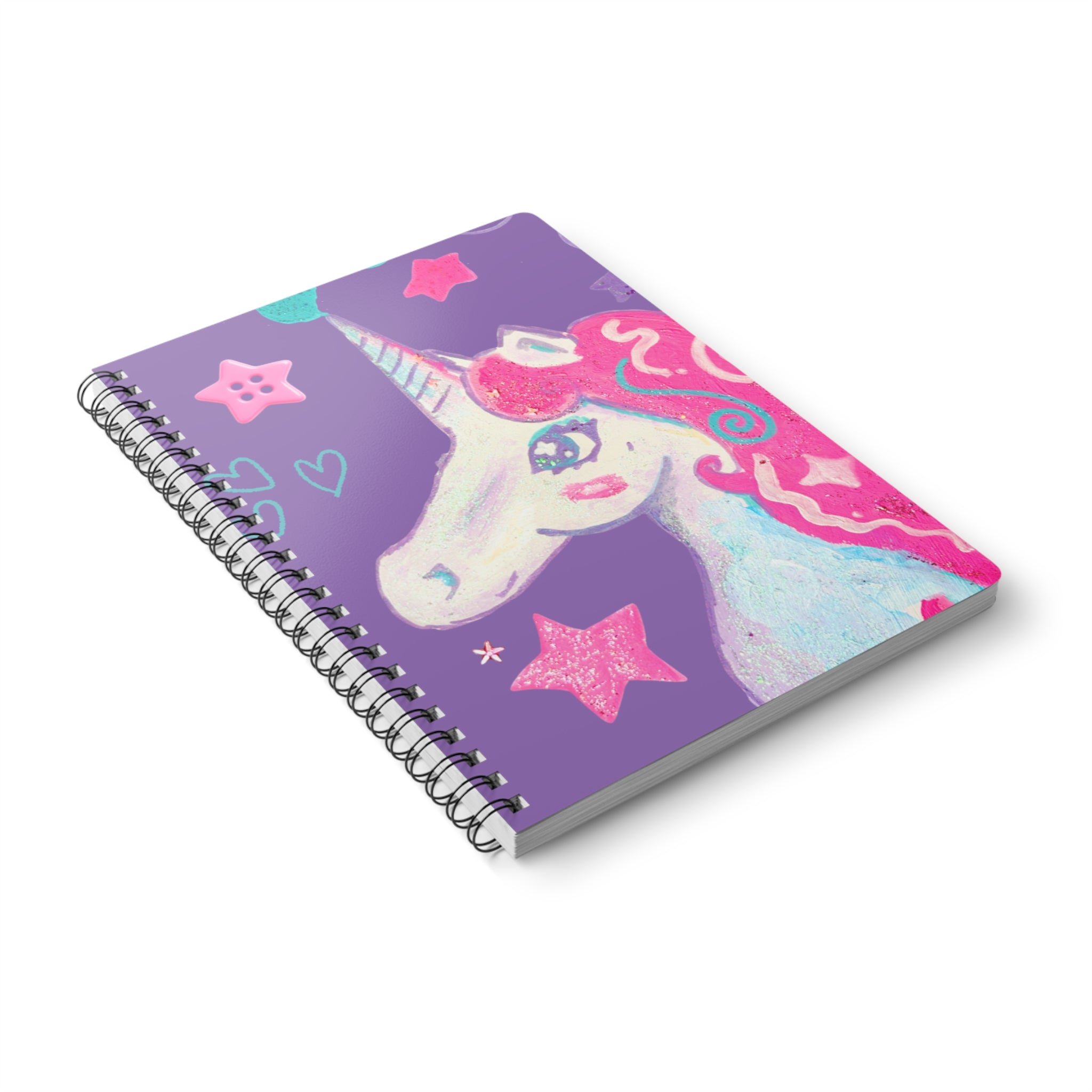 Unicorn Star Softcover Notebook,A5