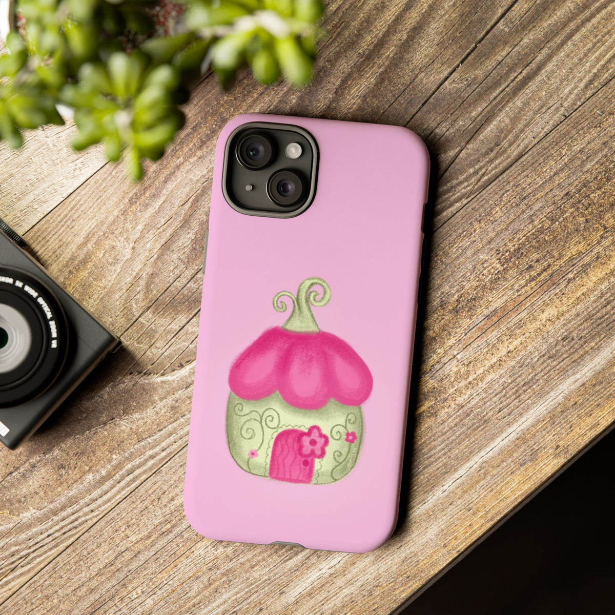 Pink Fairy House Phone Case