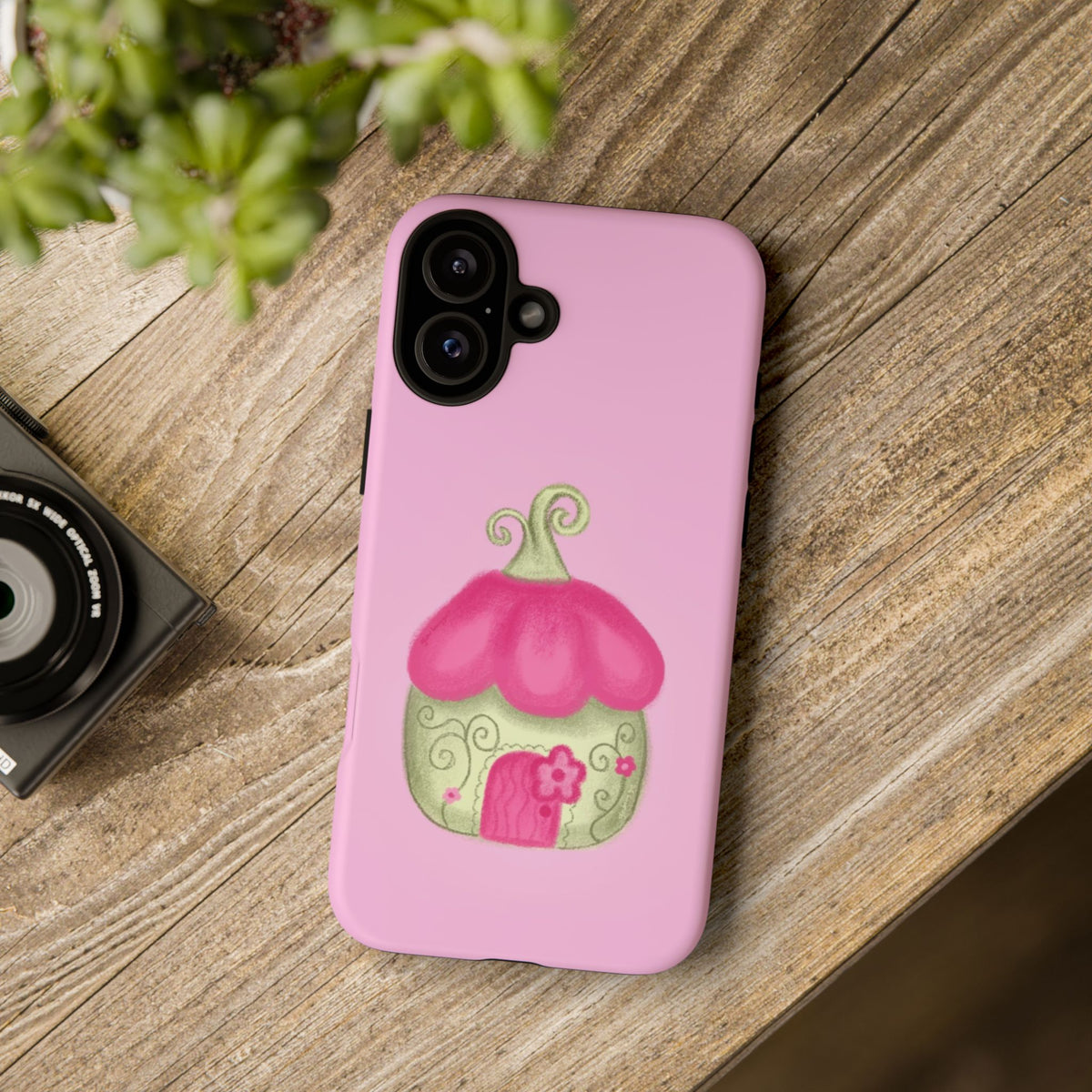 Pink Fairy House Phone Case