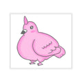 Pink Unicorn Pigeon Kiss-Cut Sticker