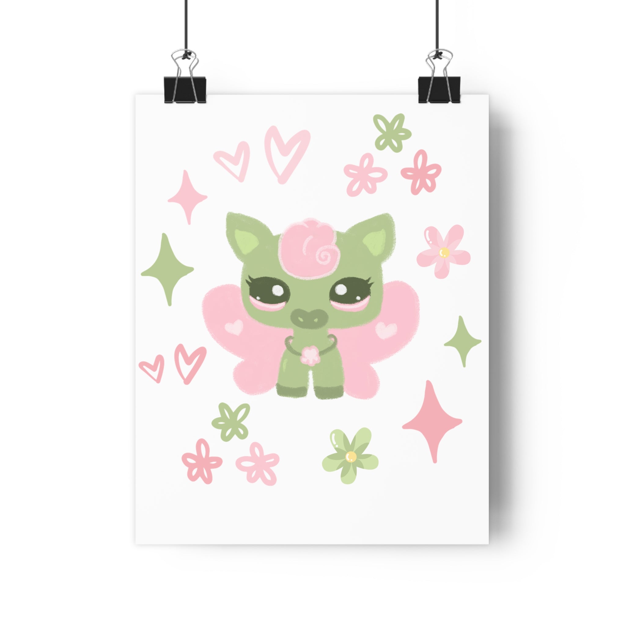 Moo Fairy Paper Poster