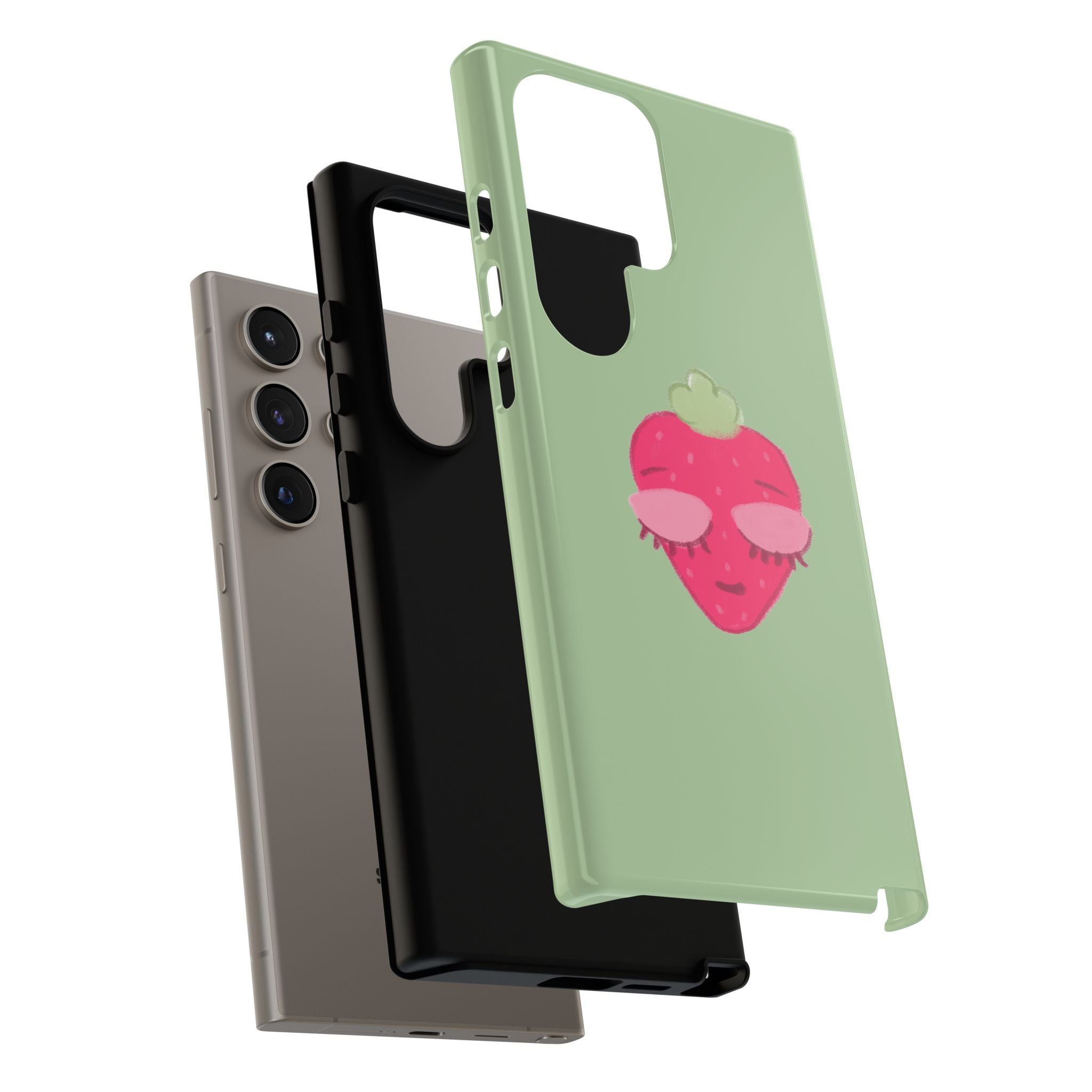 Strawberry Lashes Phone Case