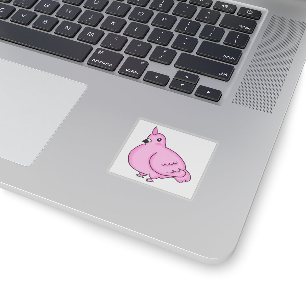 Pink Unicorn Pigeon Kiss-Cut Sticker