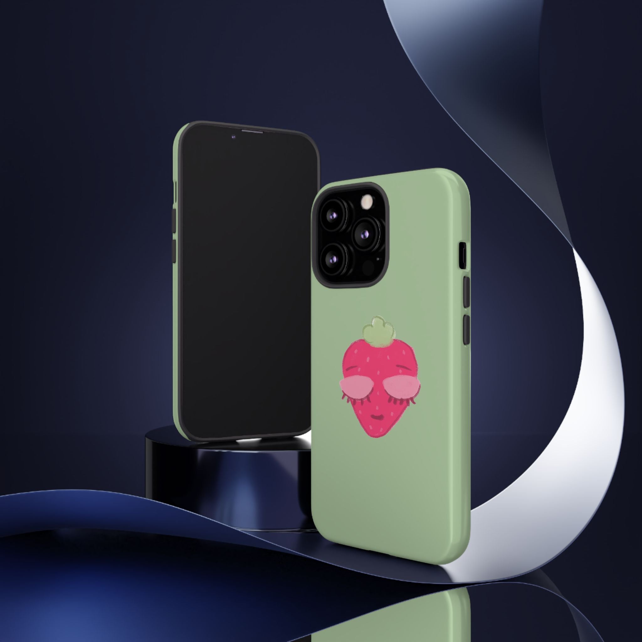 Strawberry Lashes Phone Case