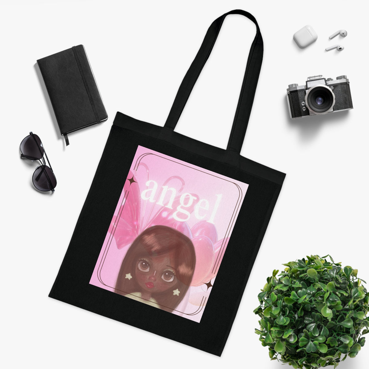 Angel Girl - Cotton Tote Bag