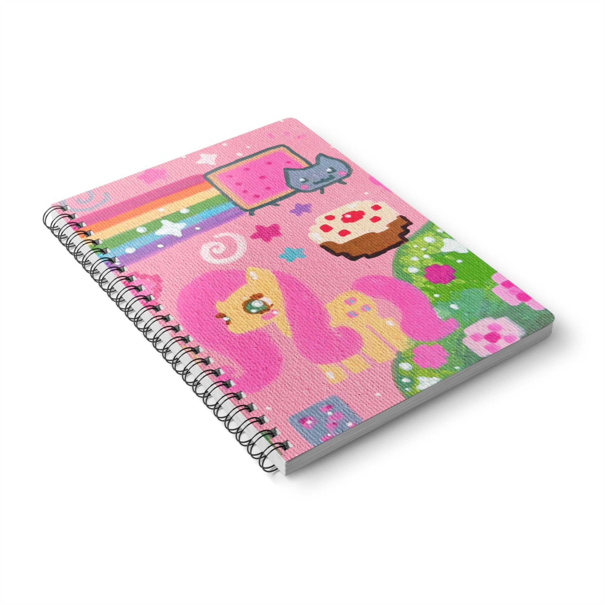 Pink Nostalgia Softcover Notebook,A5