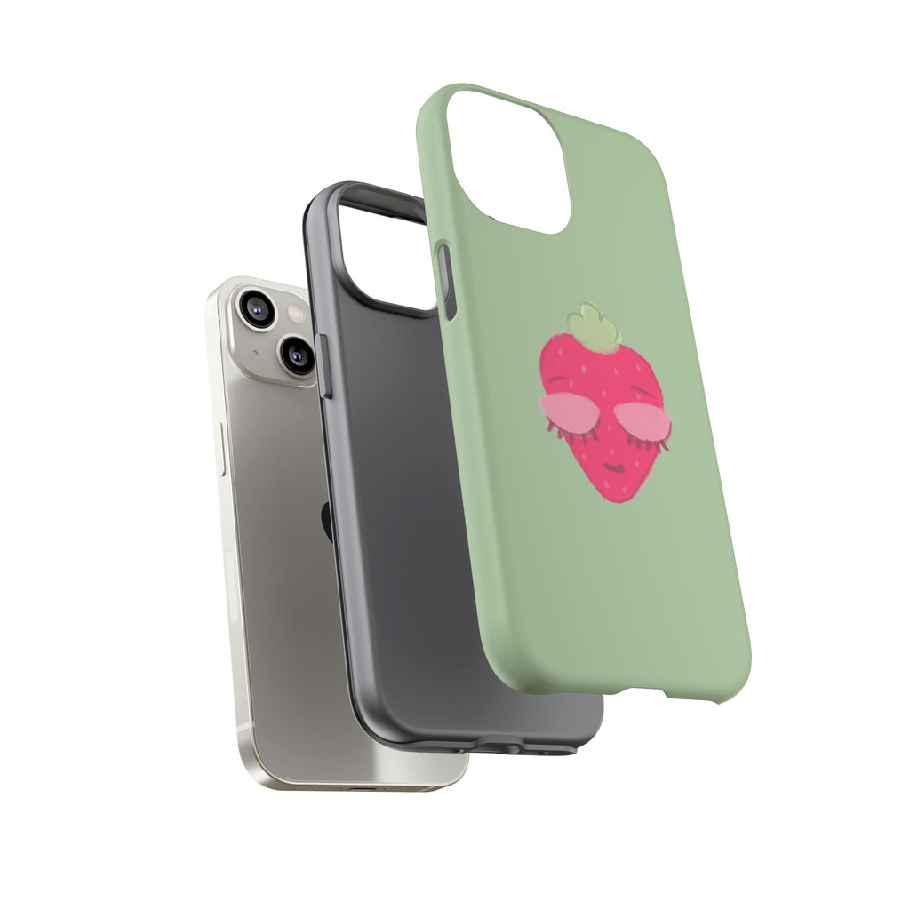 Strawberry Lashes Phone Case