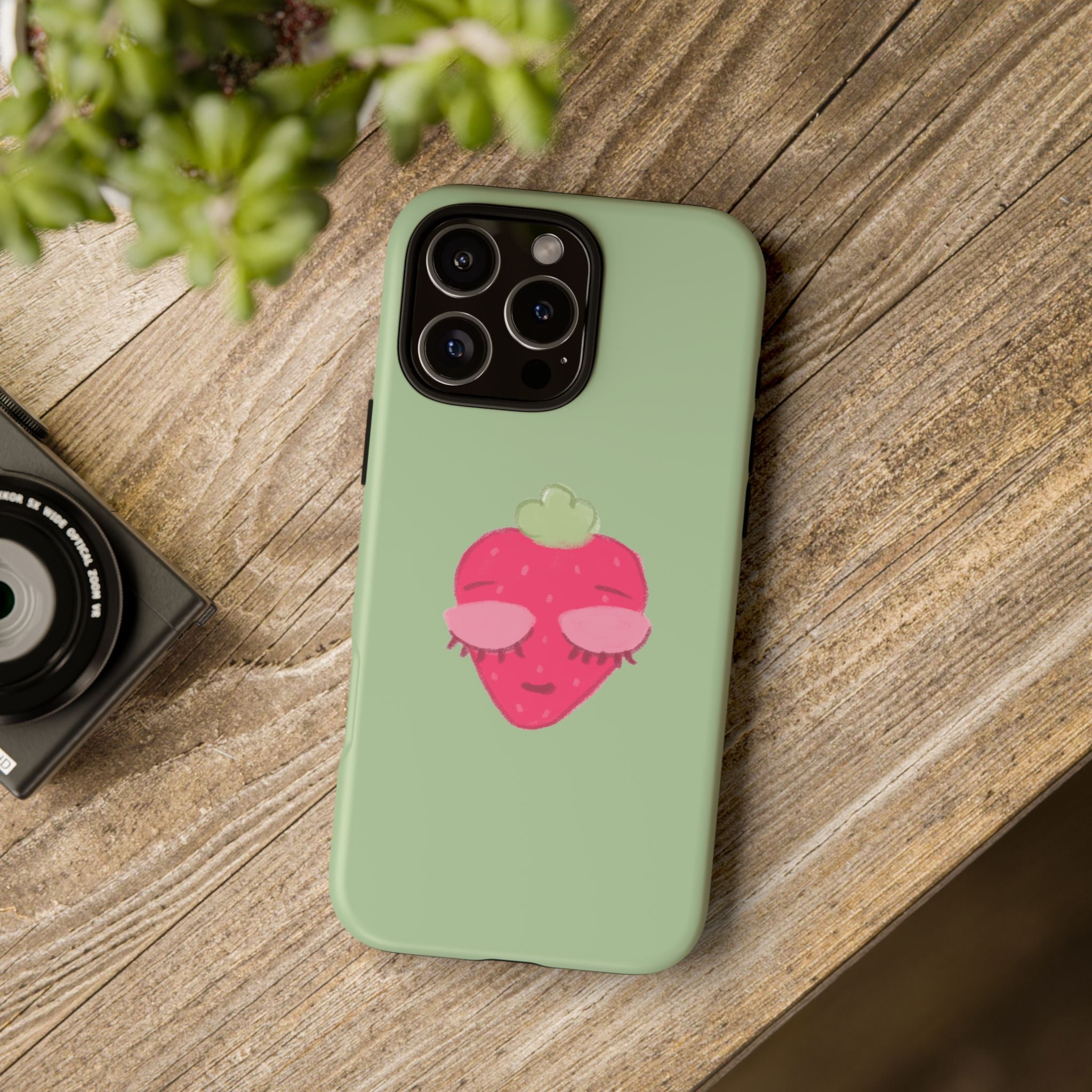 Strawberry Lashes Phone Case