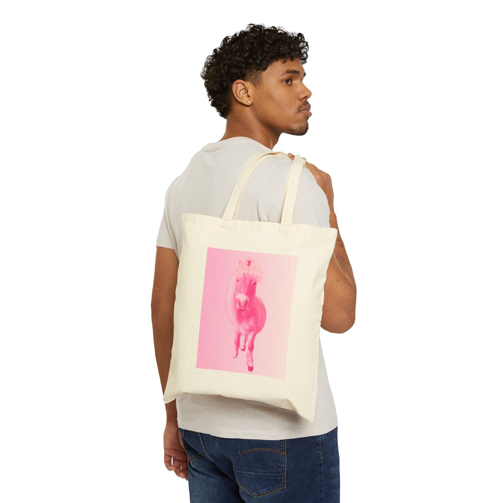Pink Horse - Canvas Tote Bag