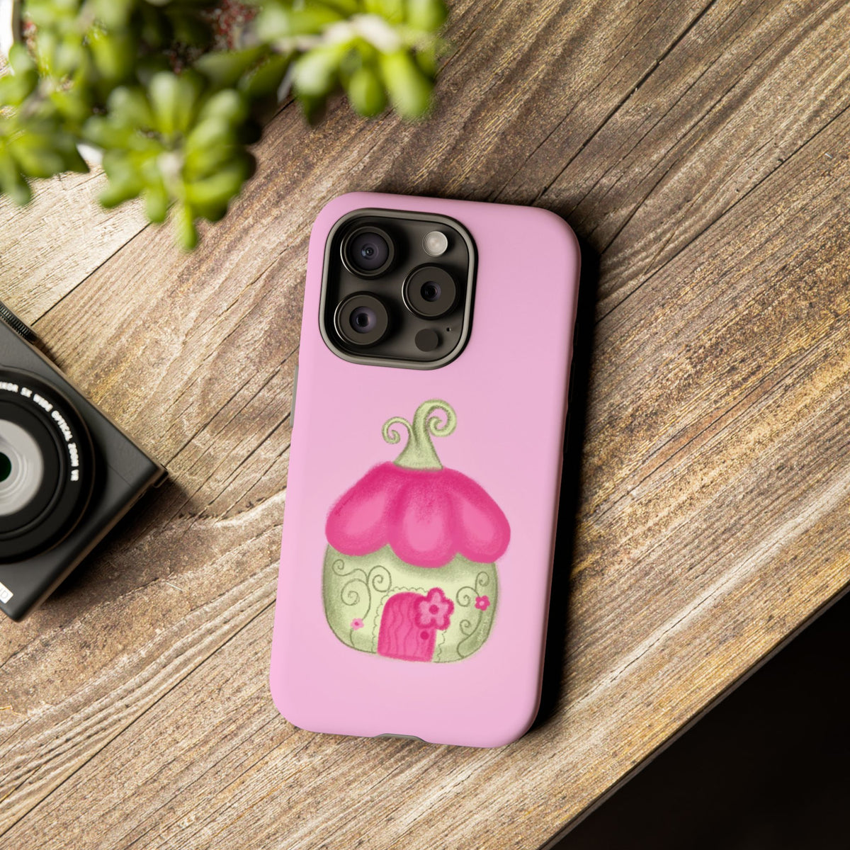 Pink Fairy House Phone Case