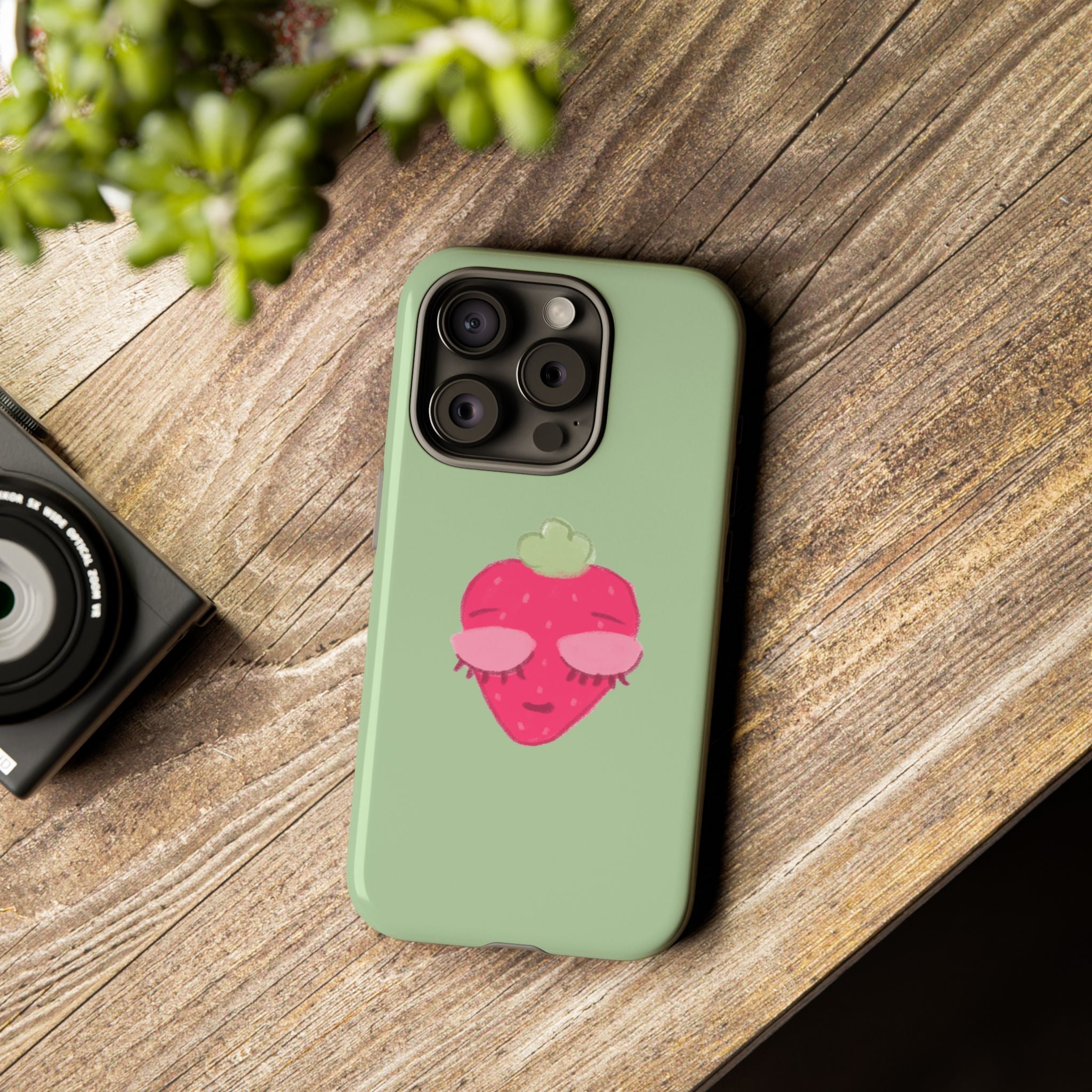 Strawberry Lashes Phone Case
