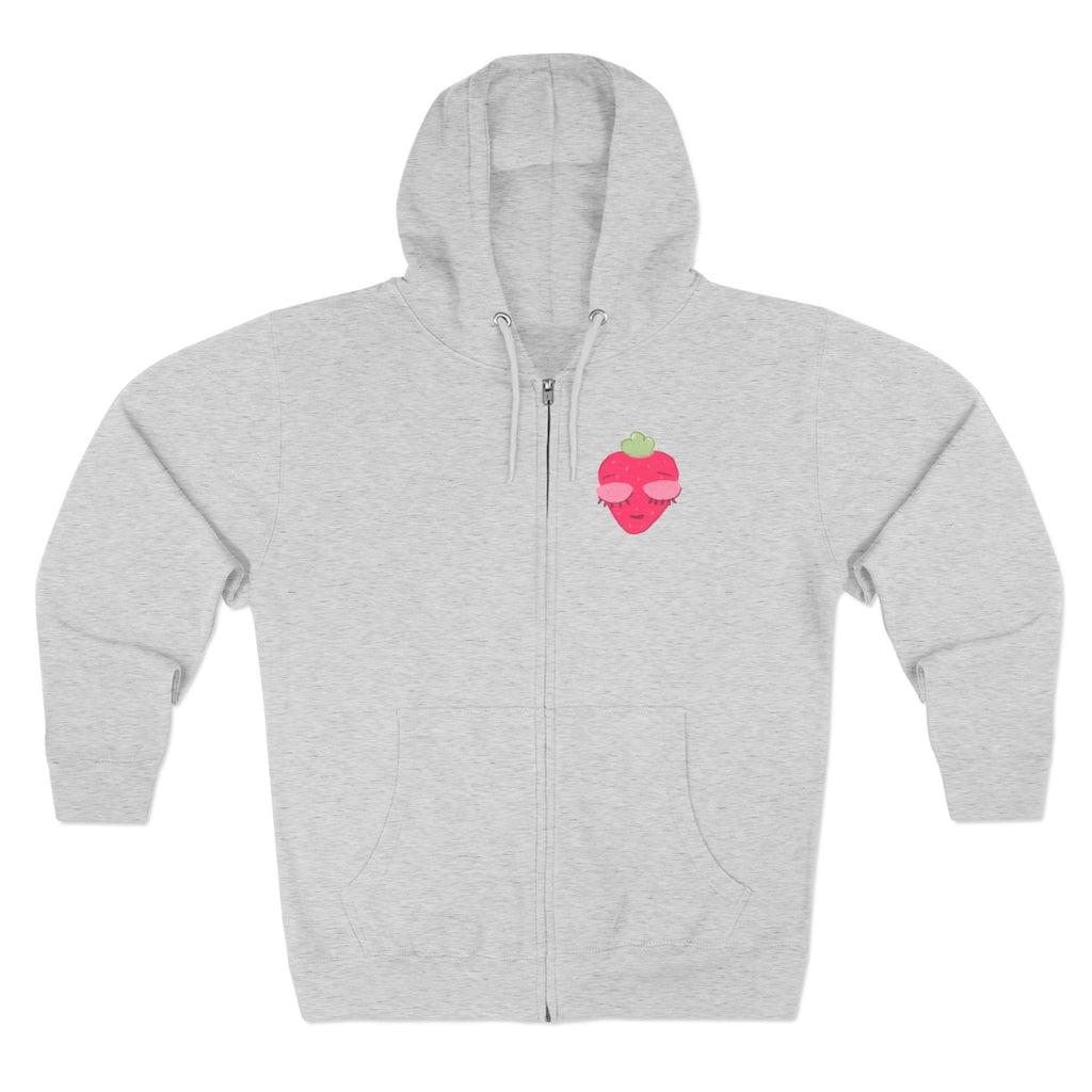 Strawberry Lashes Zip Up Hoodie