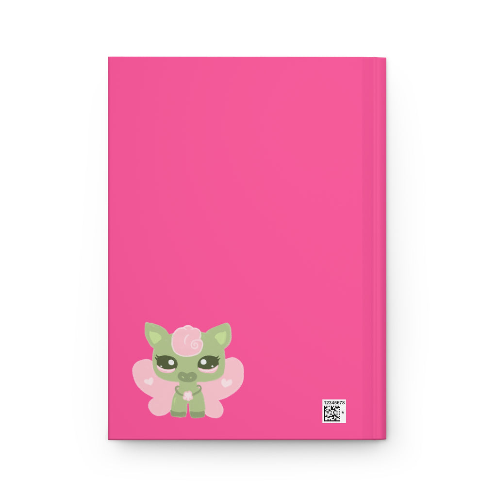 Detailed Moo Fairy LPS Pink Hardcover Journal Matte