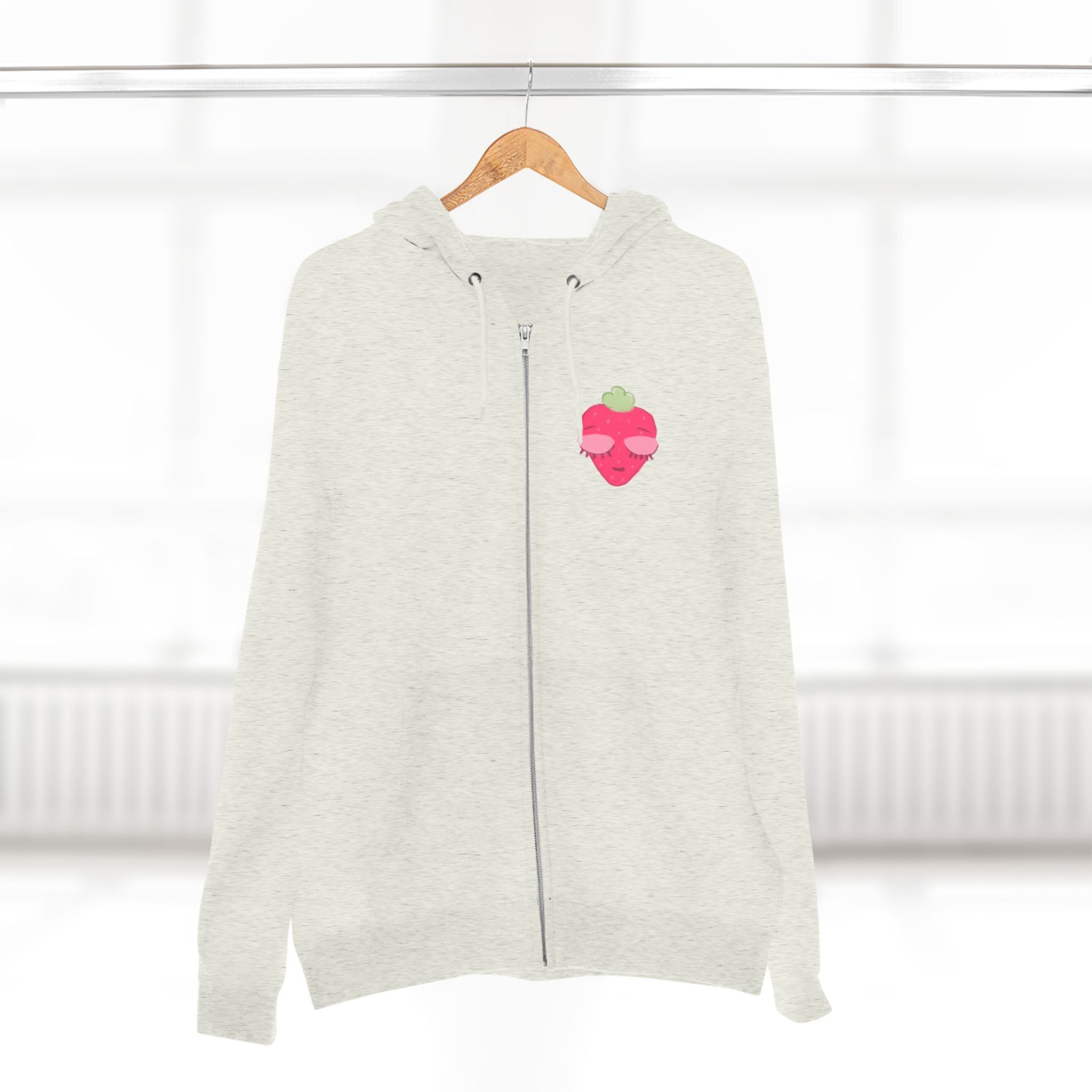 Strawberry Lashes Zip Up Hoodie