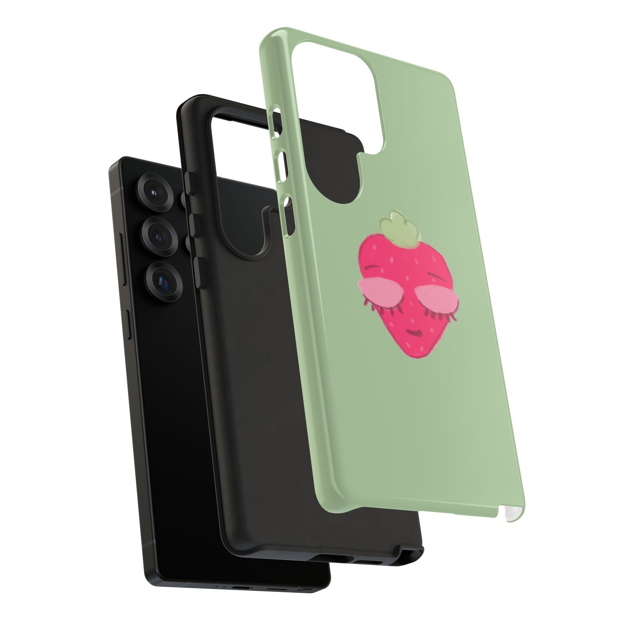 Strawberry Lashes Phone Case