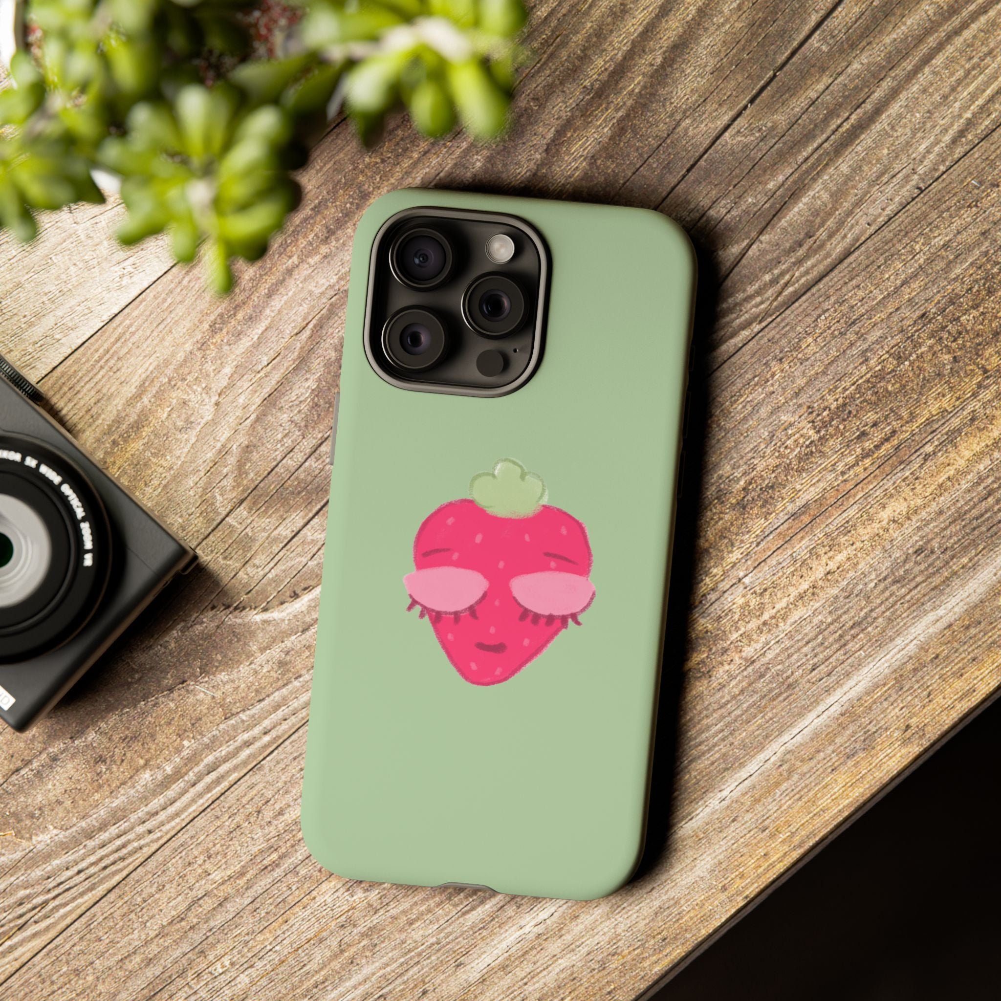 Strawberry Lashes Phone Case