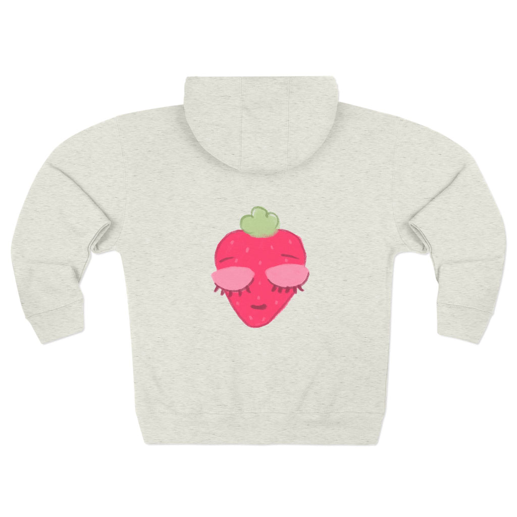 Strawberry Lashes Zip Up Hoodie