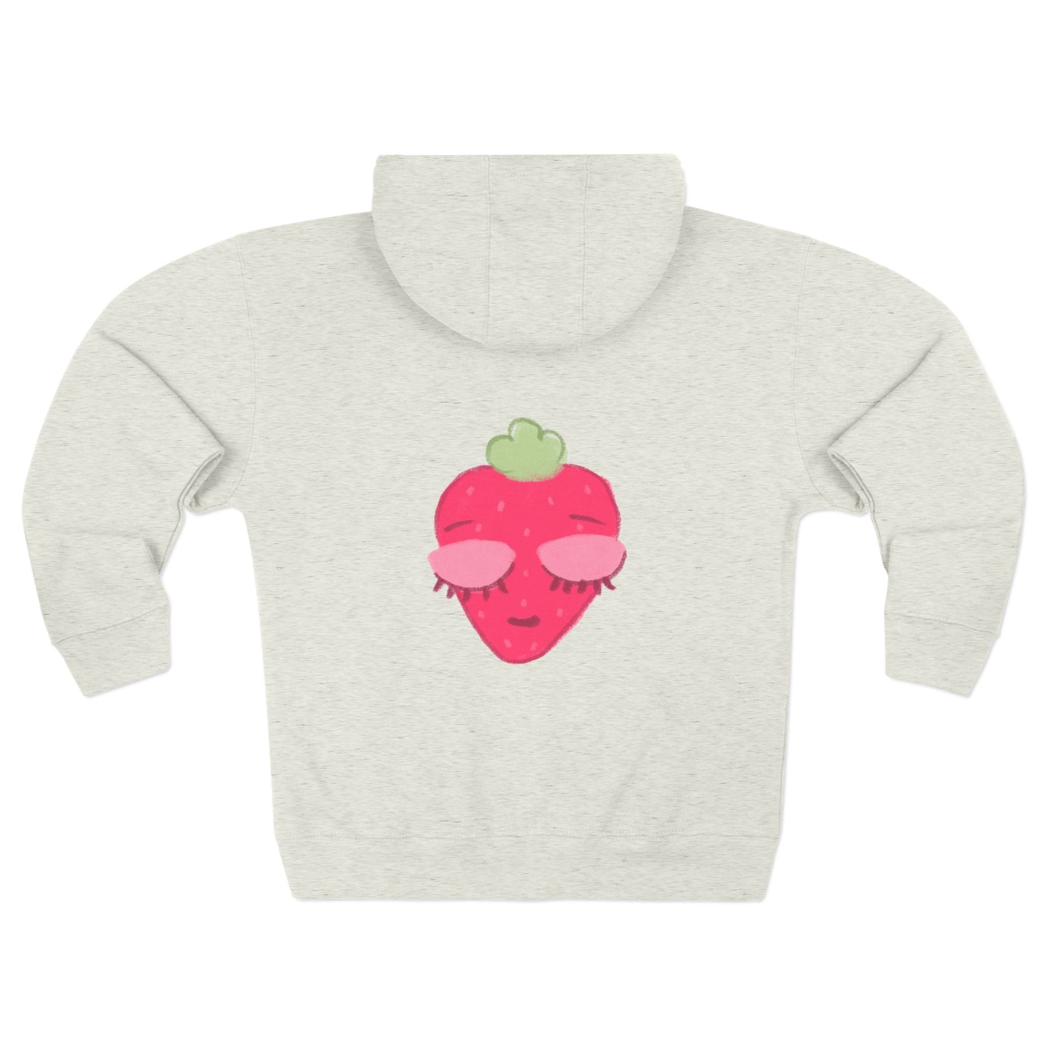 Strawberry Lashes Zip Up Hoodie