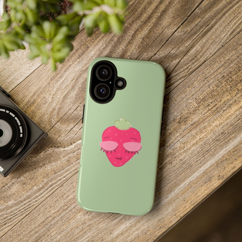 Strawberry Lashes Phone Case