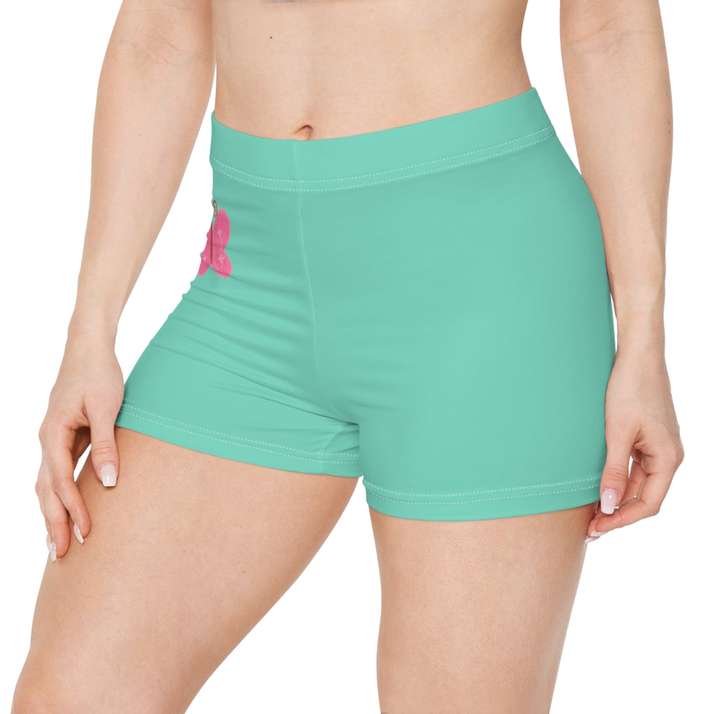 Aqua Butterfly Women's Shorts