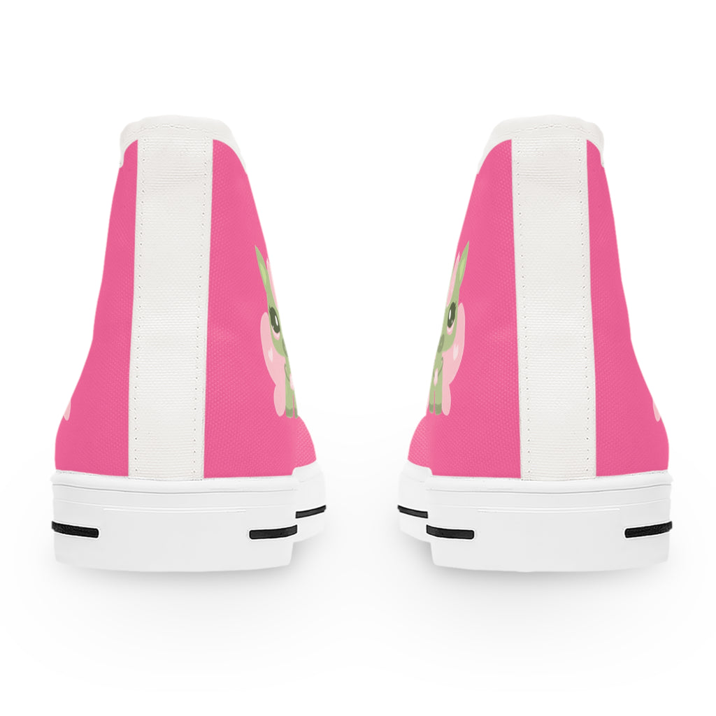 Moo Fairy Pink High-Top Trainers