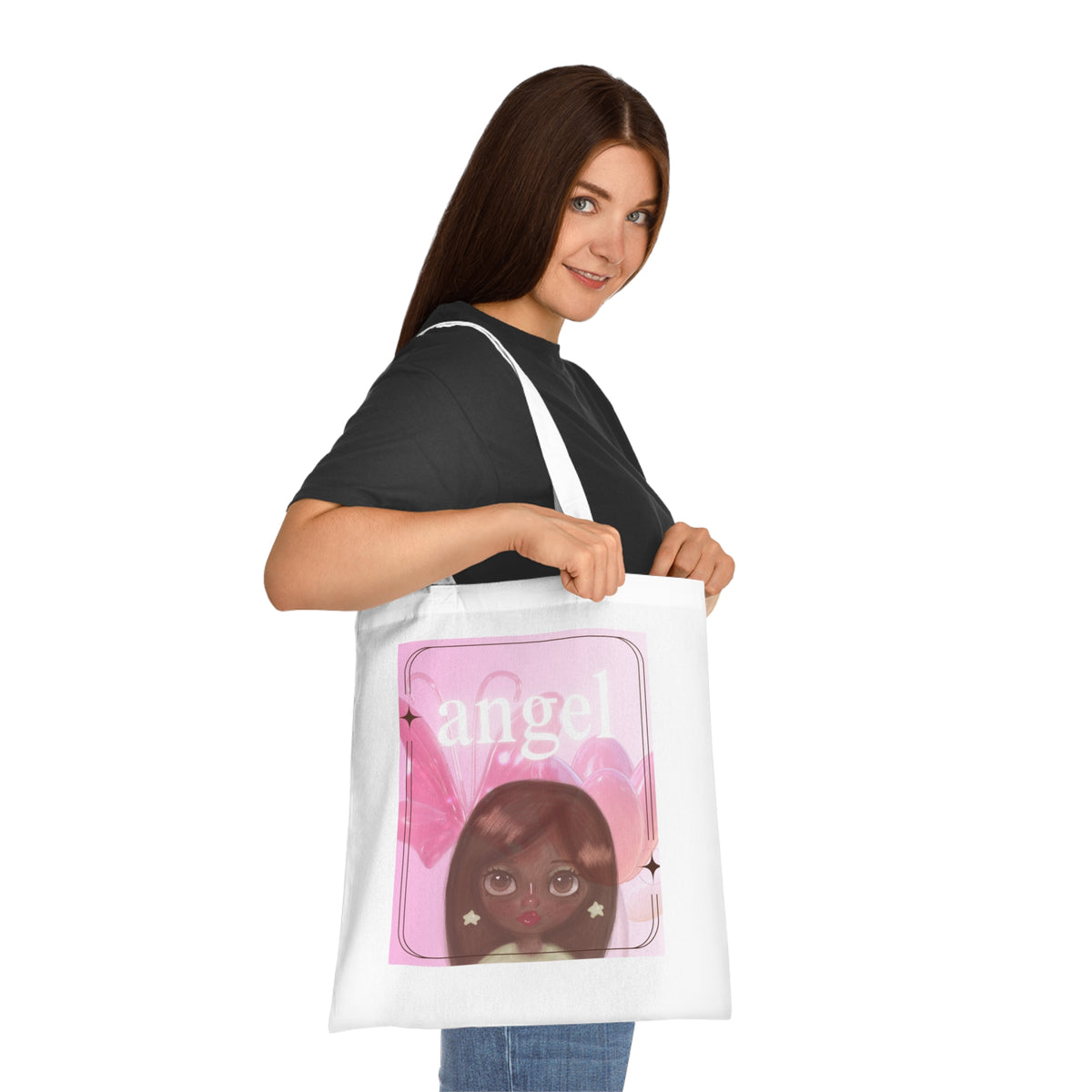 Angel Girl - Cotton Tote Bag