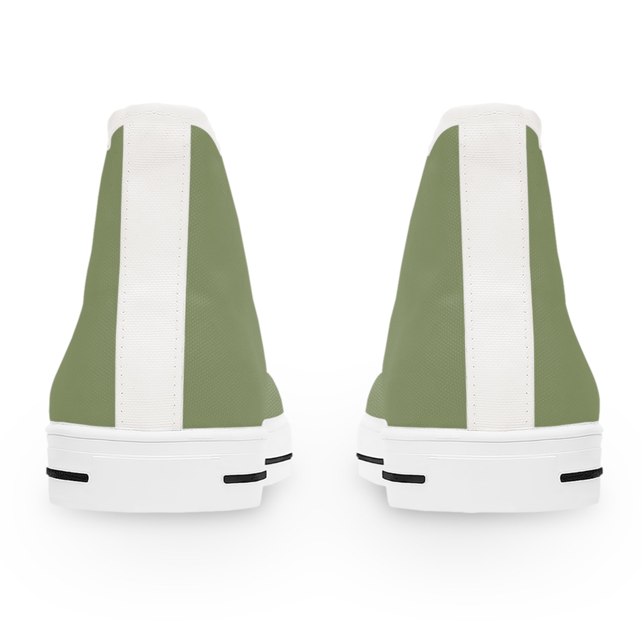 Olive Green Apple High-Top Sneakers (Women's Trainers)