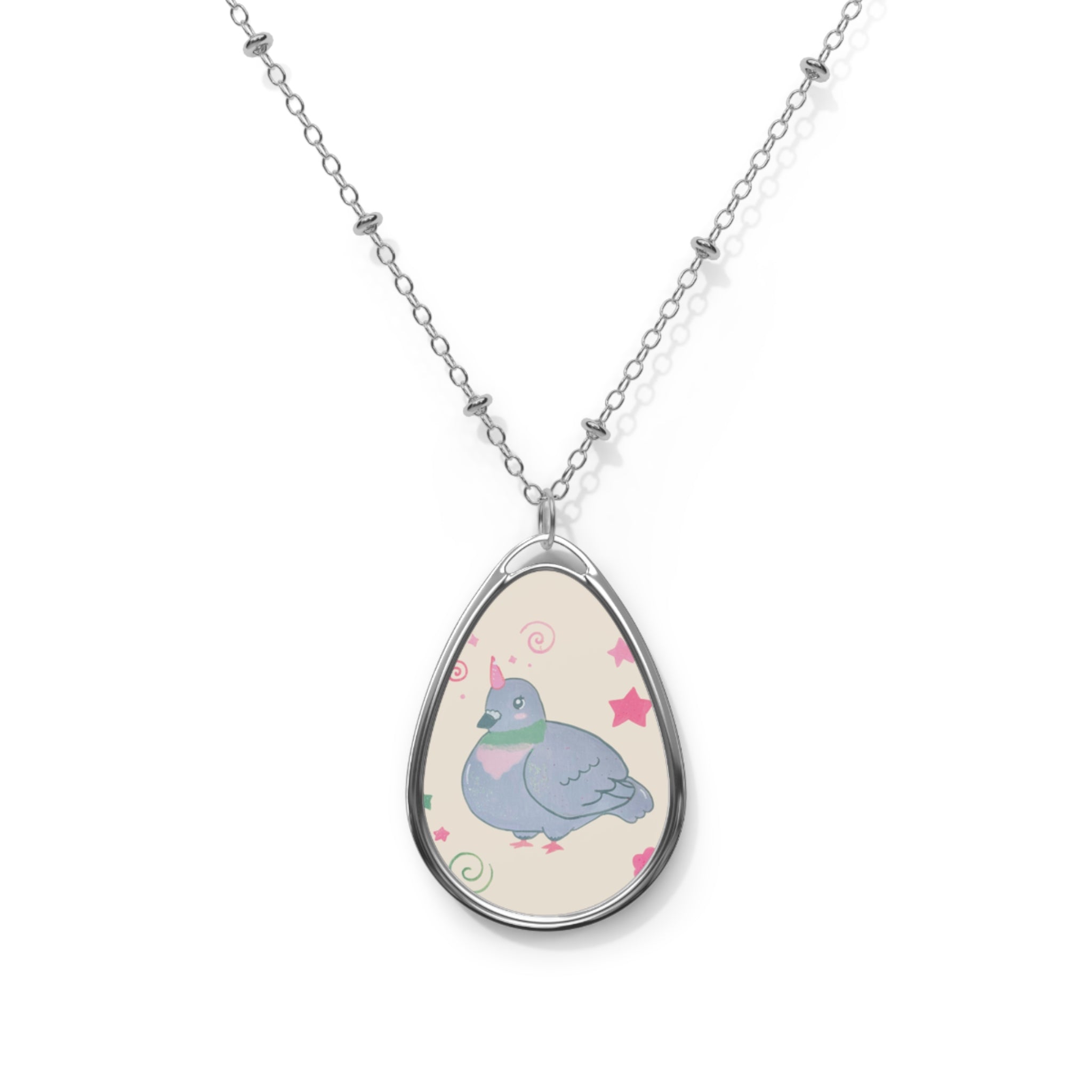 Unicorn Pigeon Necklace