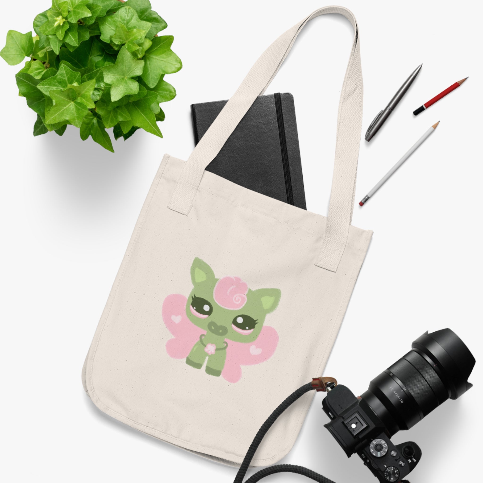 Moo Fairy LPS Organic Canvas Tote Bag