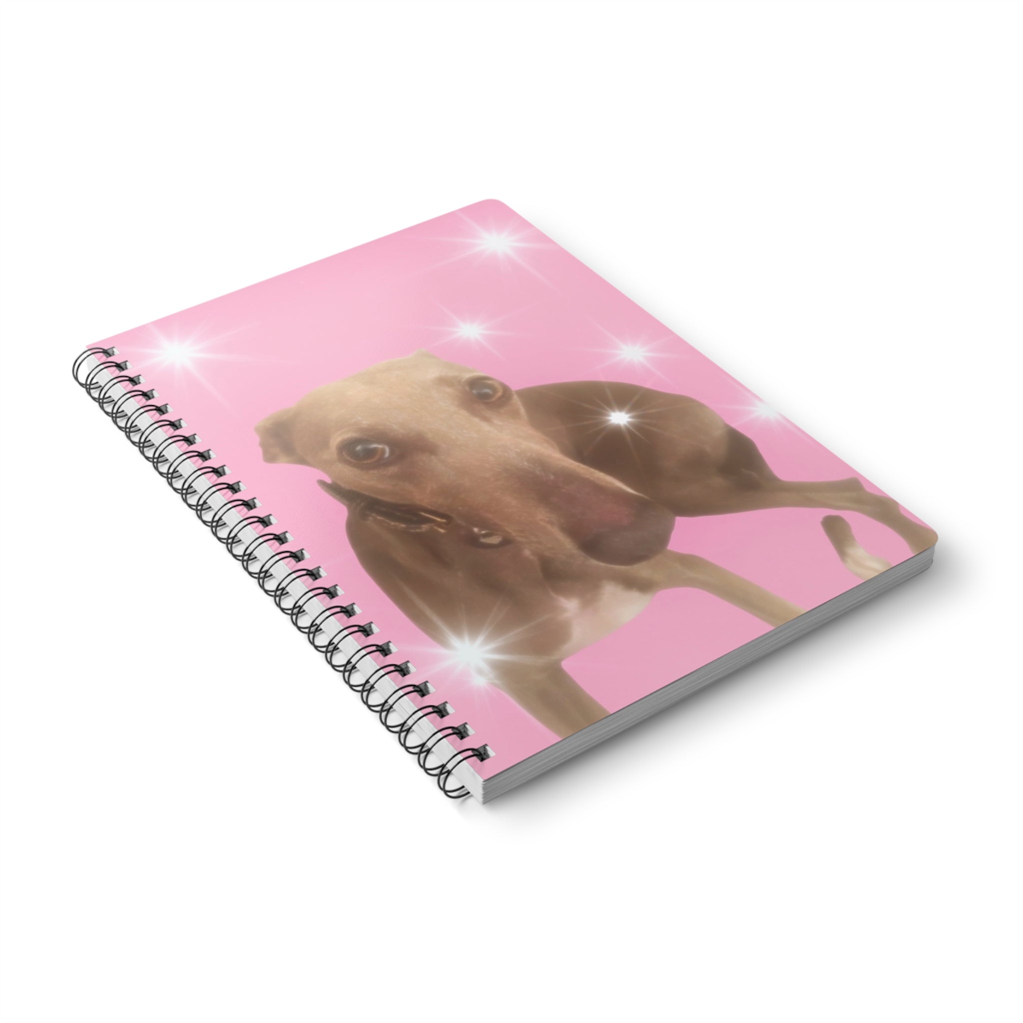Silly Whippet Softcover Notebook A5