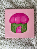 Pink tulip house painting