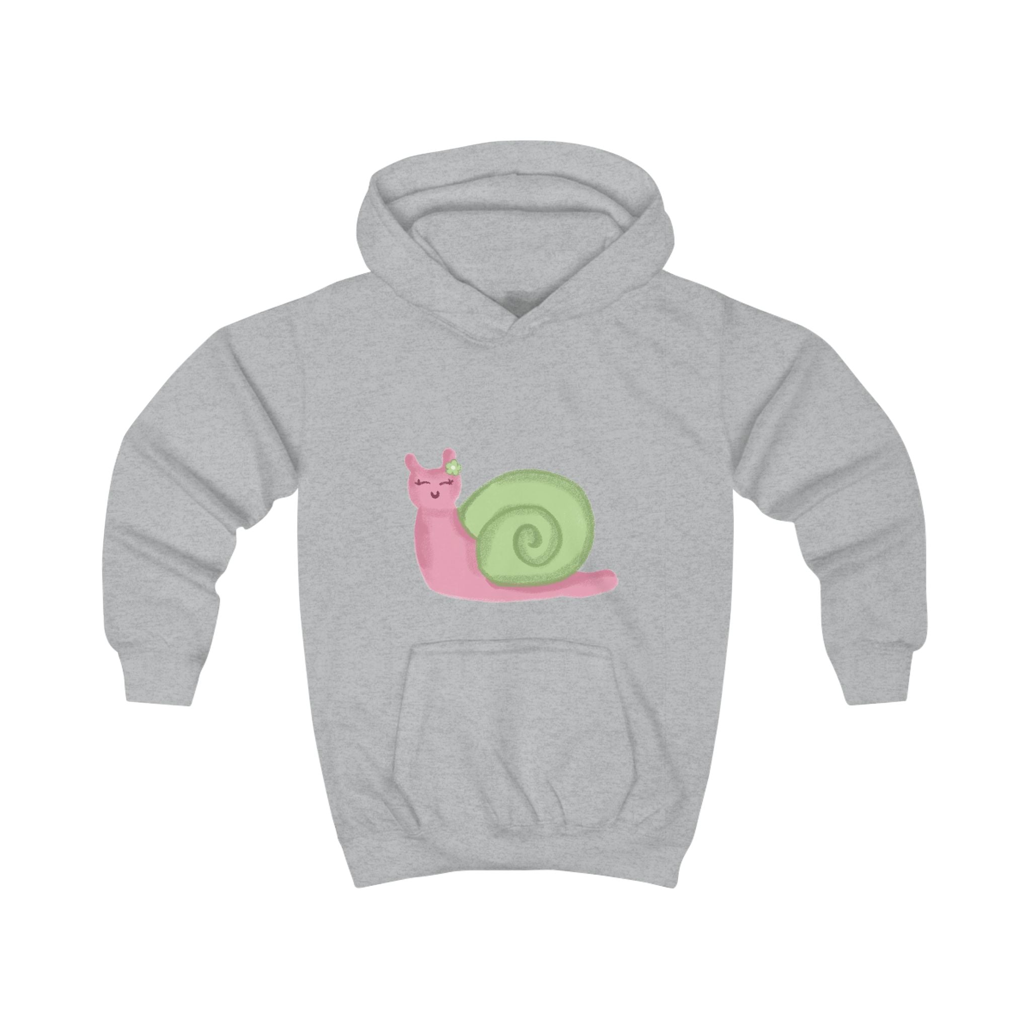 Pink Snail Graphic Kids Hoodie