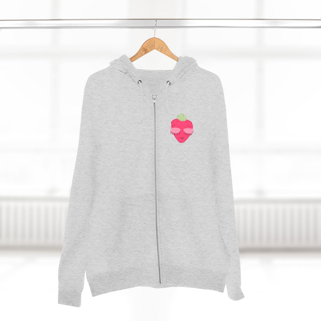 Strawberry Lashes Zip Up Hoodie