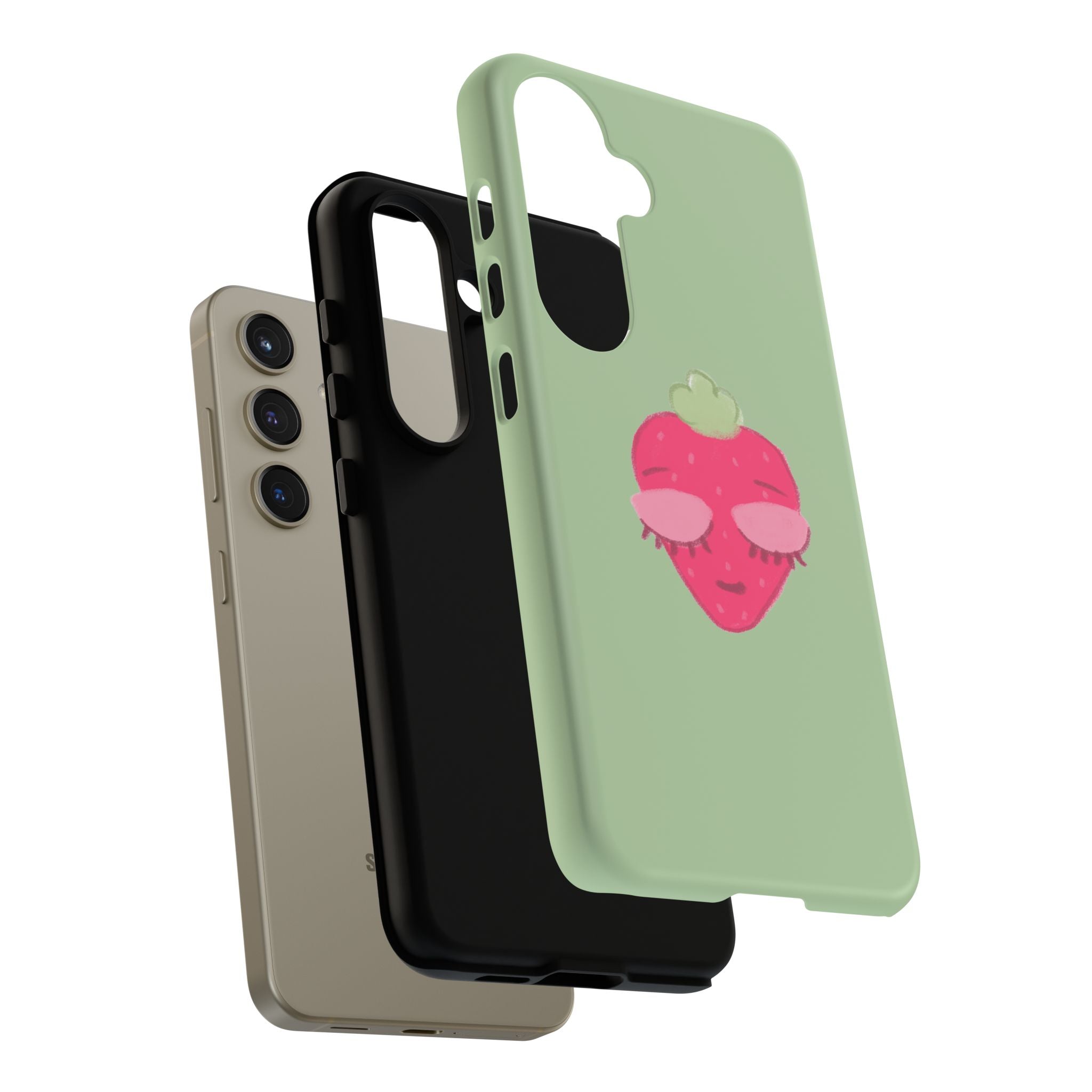 Strawberry Lashes Phone Case