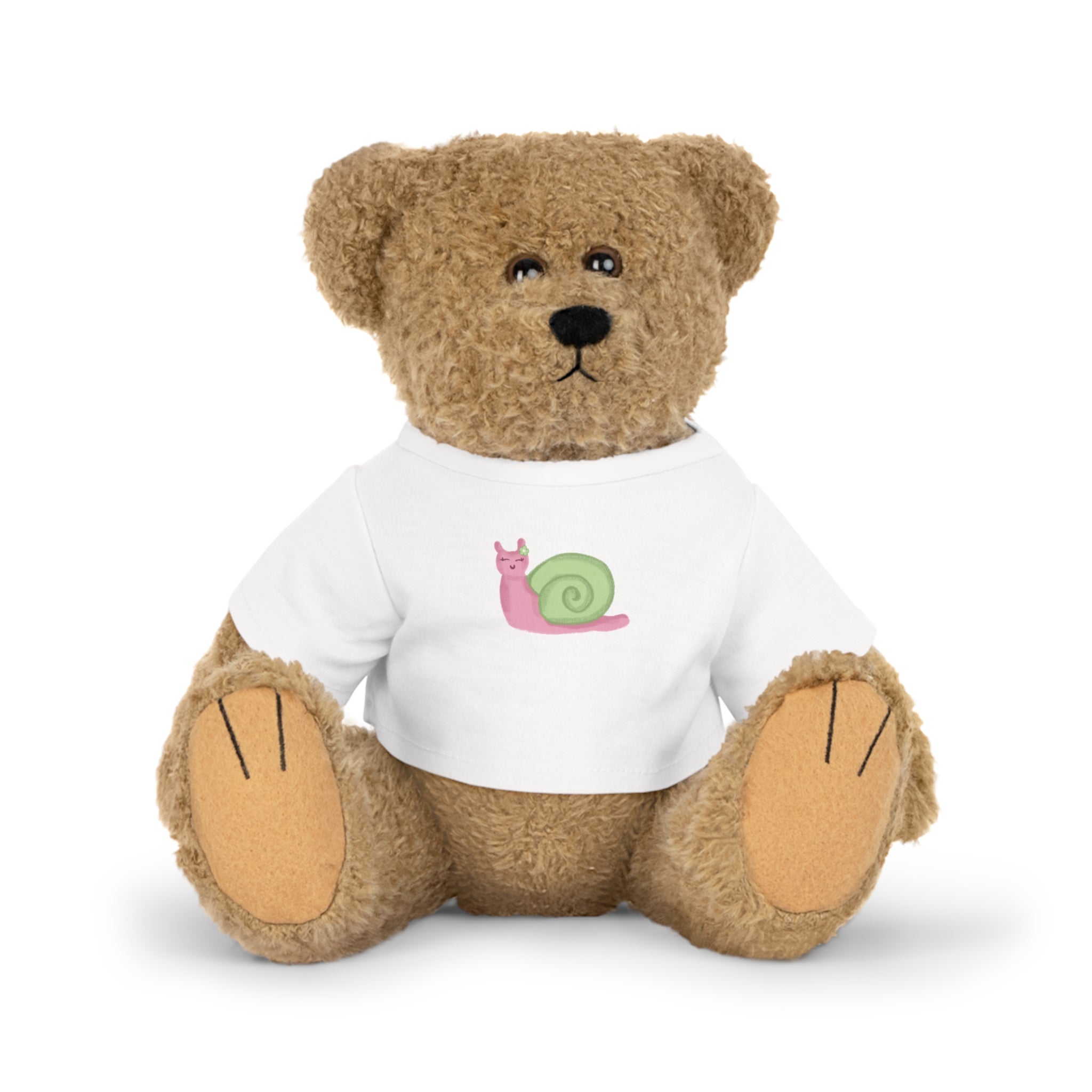Cute Snail T-Shirt Teddy Bear Plush