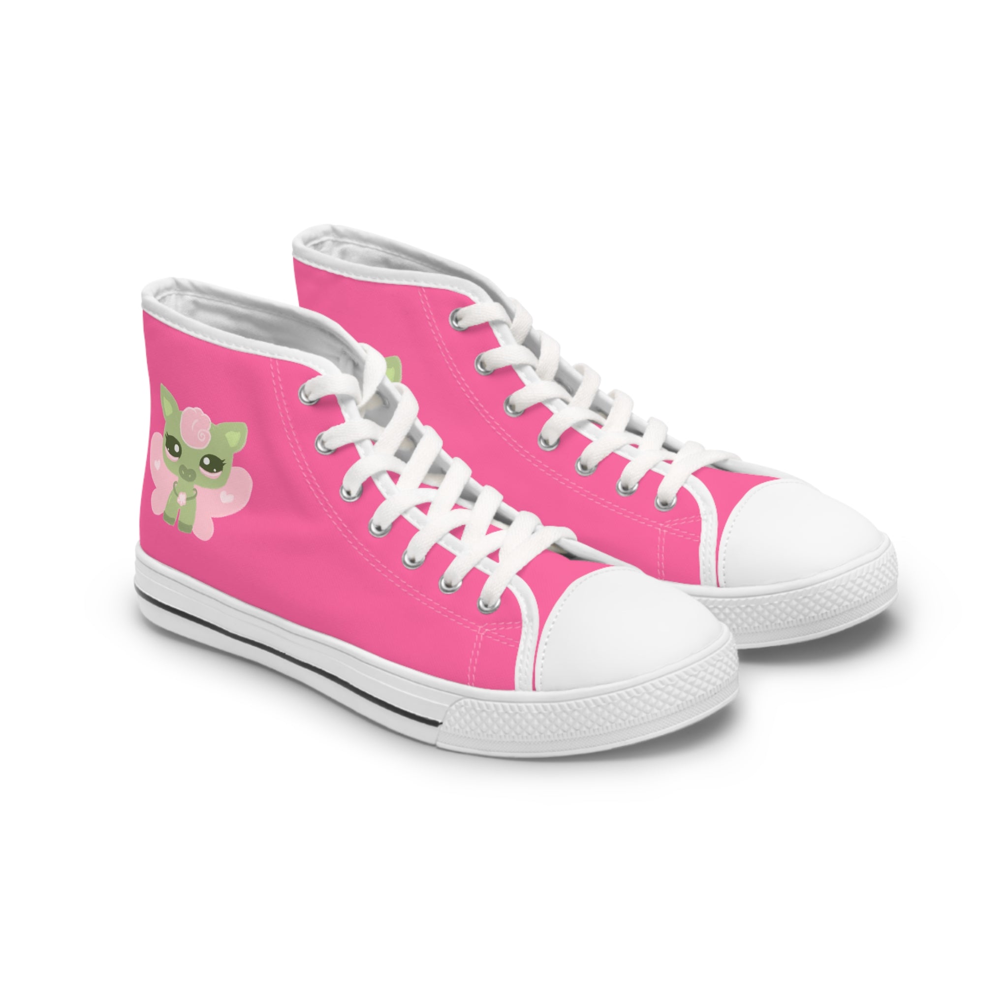 Moo Fairy Pink High-Top Trainers