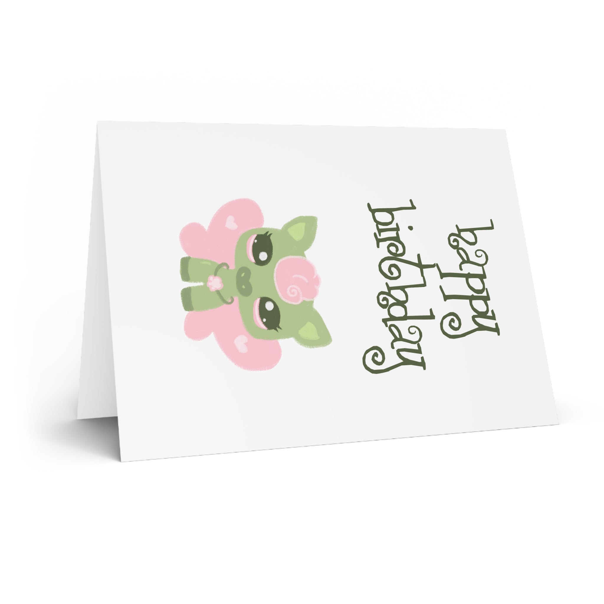 Moo Fairy Birthday Card