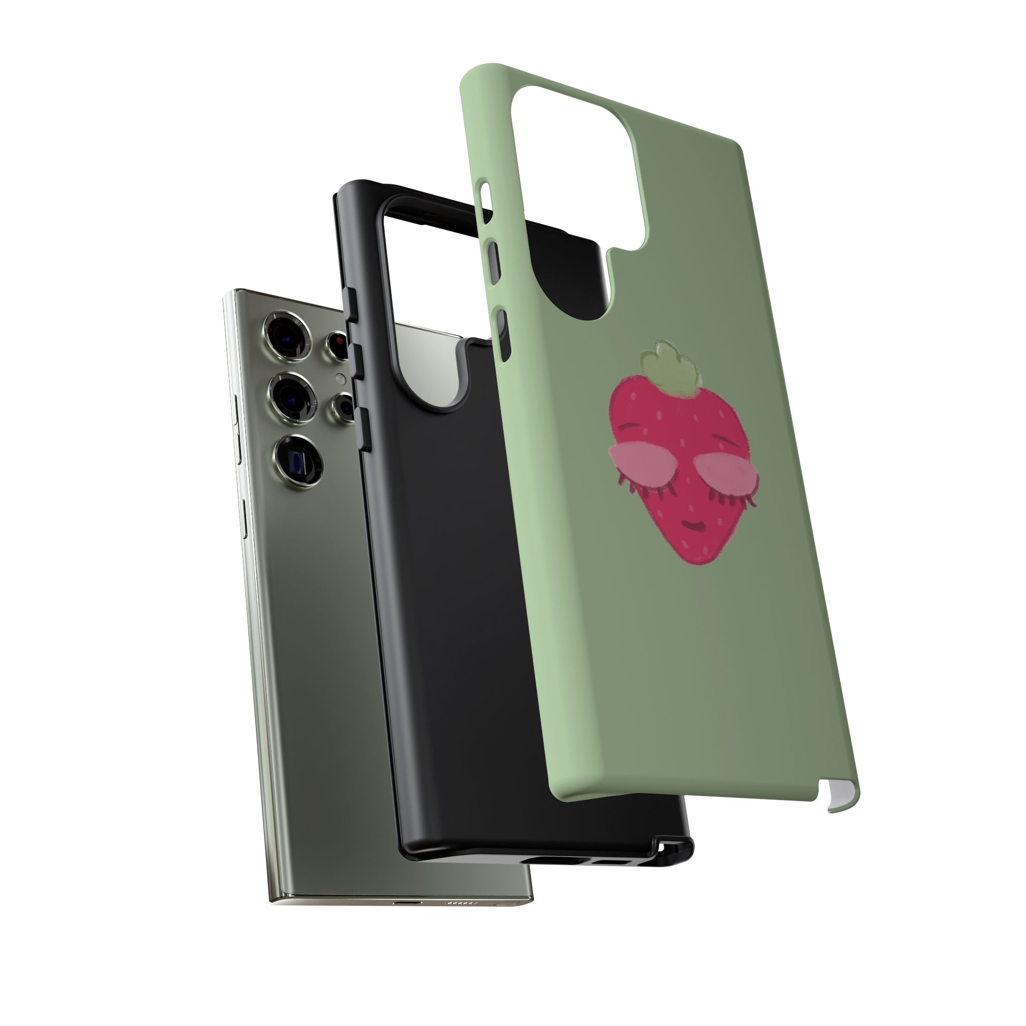 Strawberry Lashes Phone Case