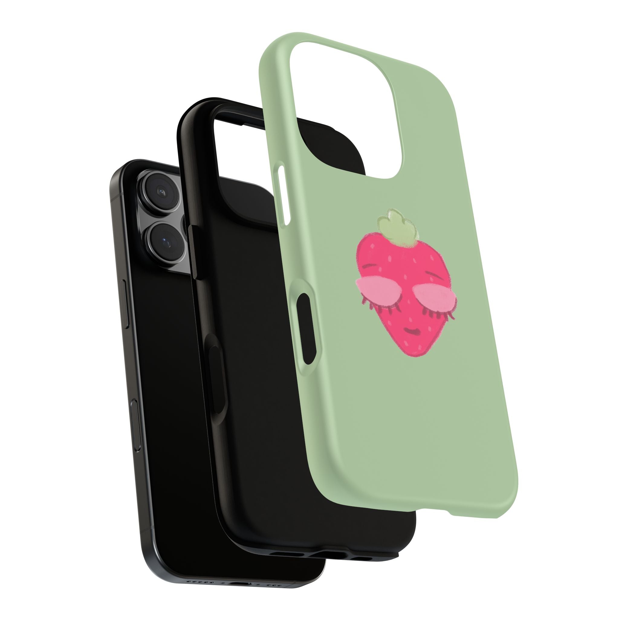 Strawberry Lashes Phone Case