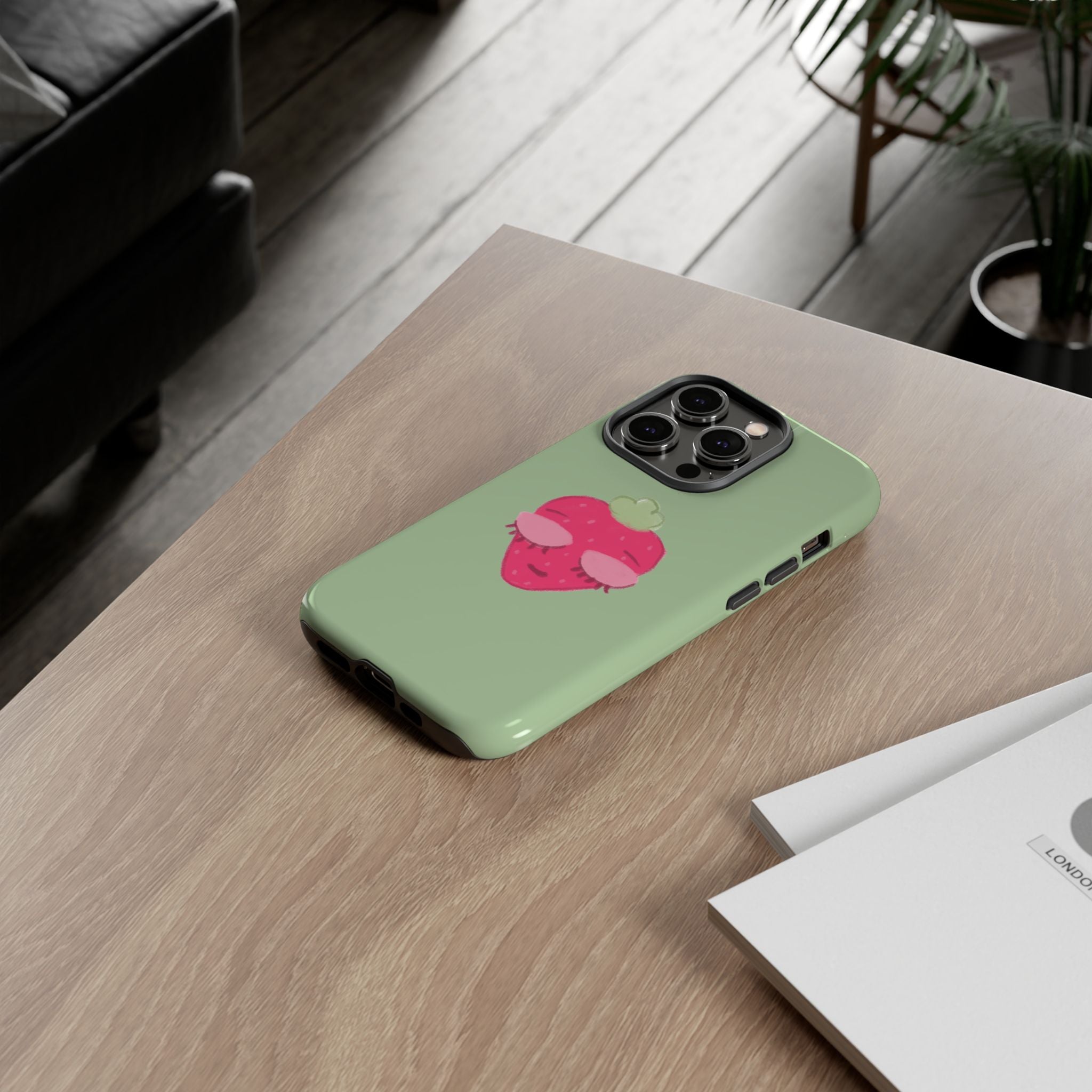 Strawberry Lashes Phone Case