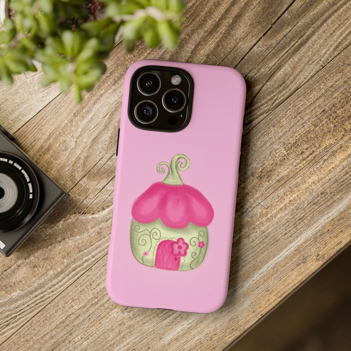 Pink Fairy House Phone Case
