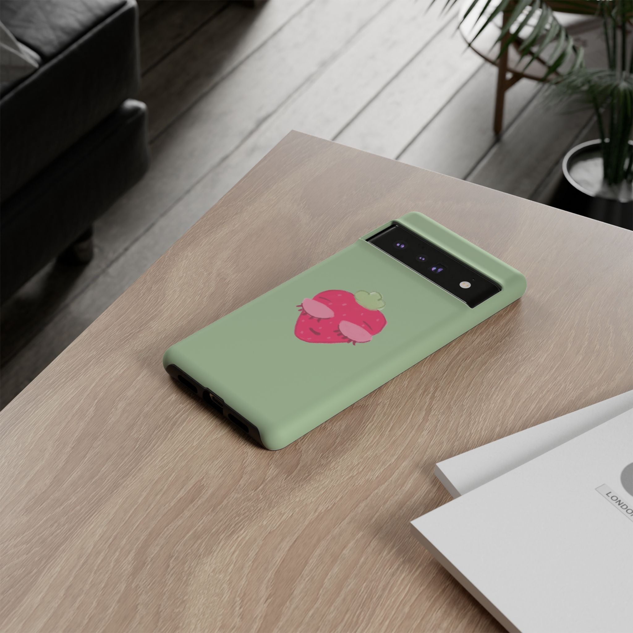 Strawberry Lashes Phone Case