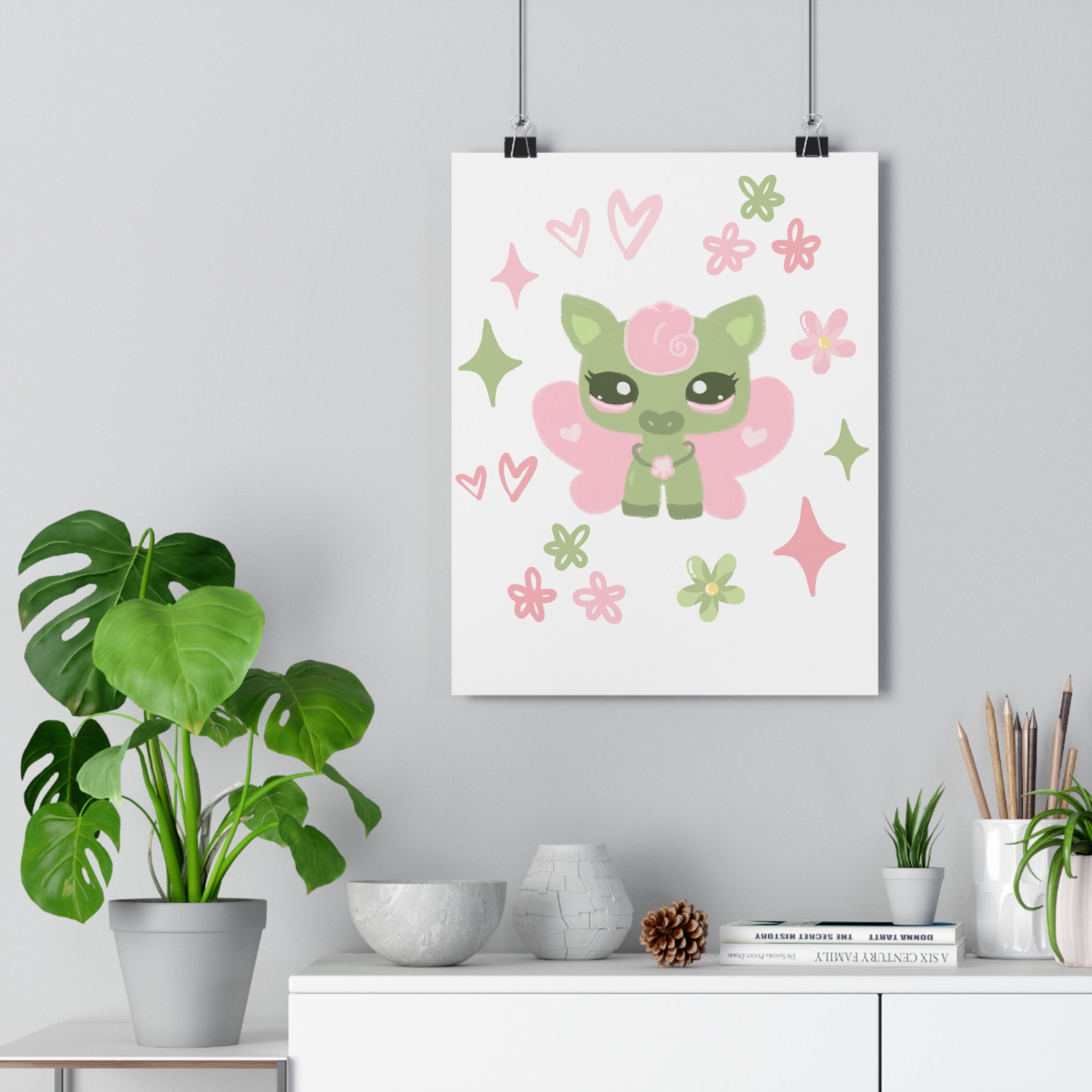 Moo Fairy Paper Poster