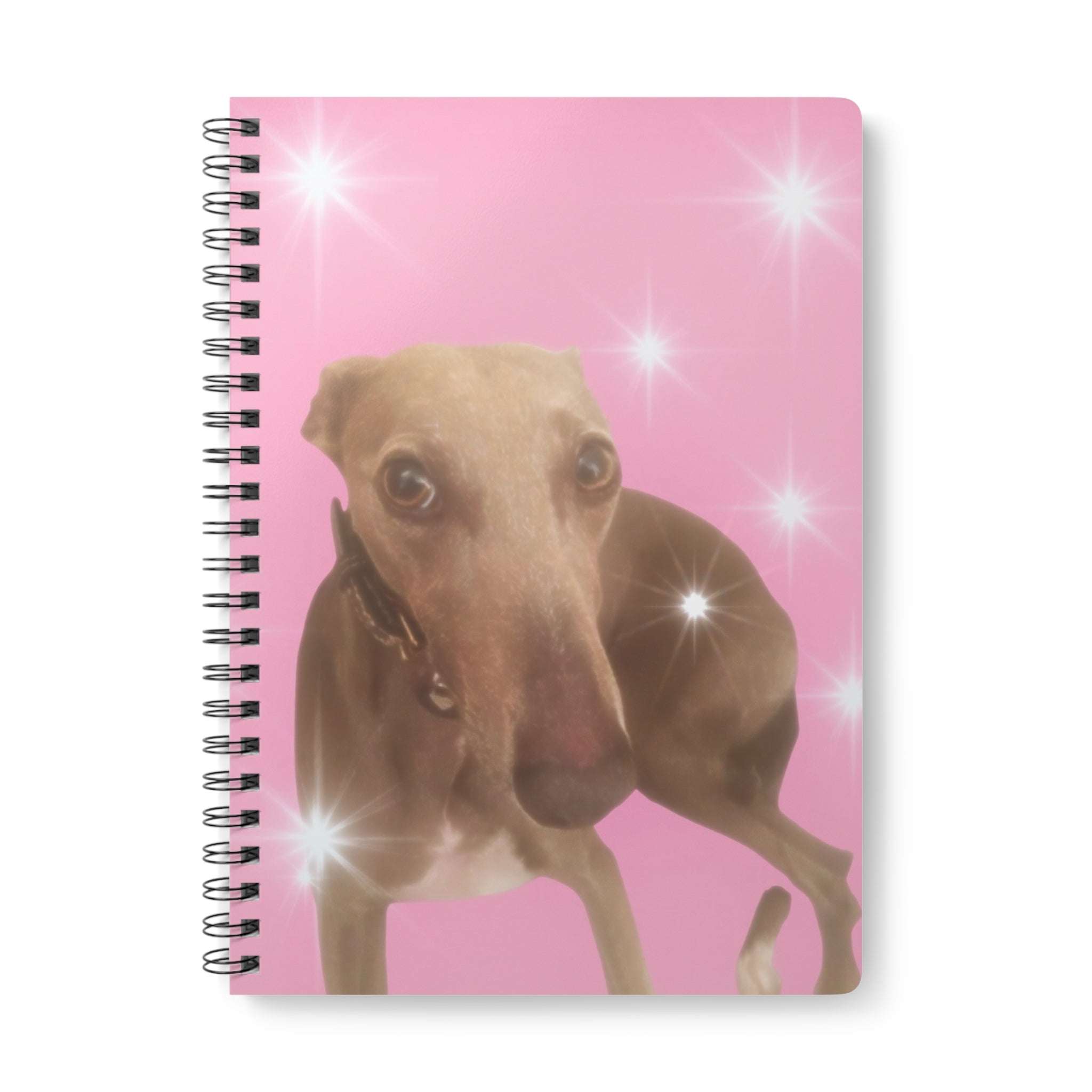 Silly Whippet Softcover Notebook A5