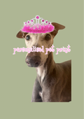 Personalised pet print/poster