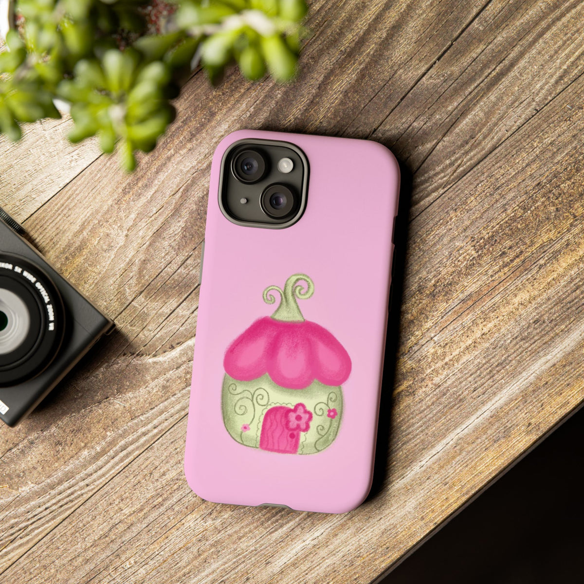 Pink Fairy House Phone Case