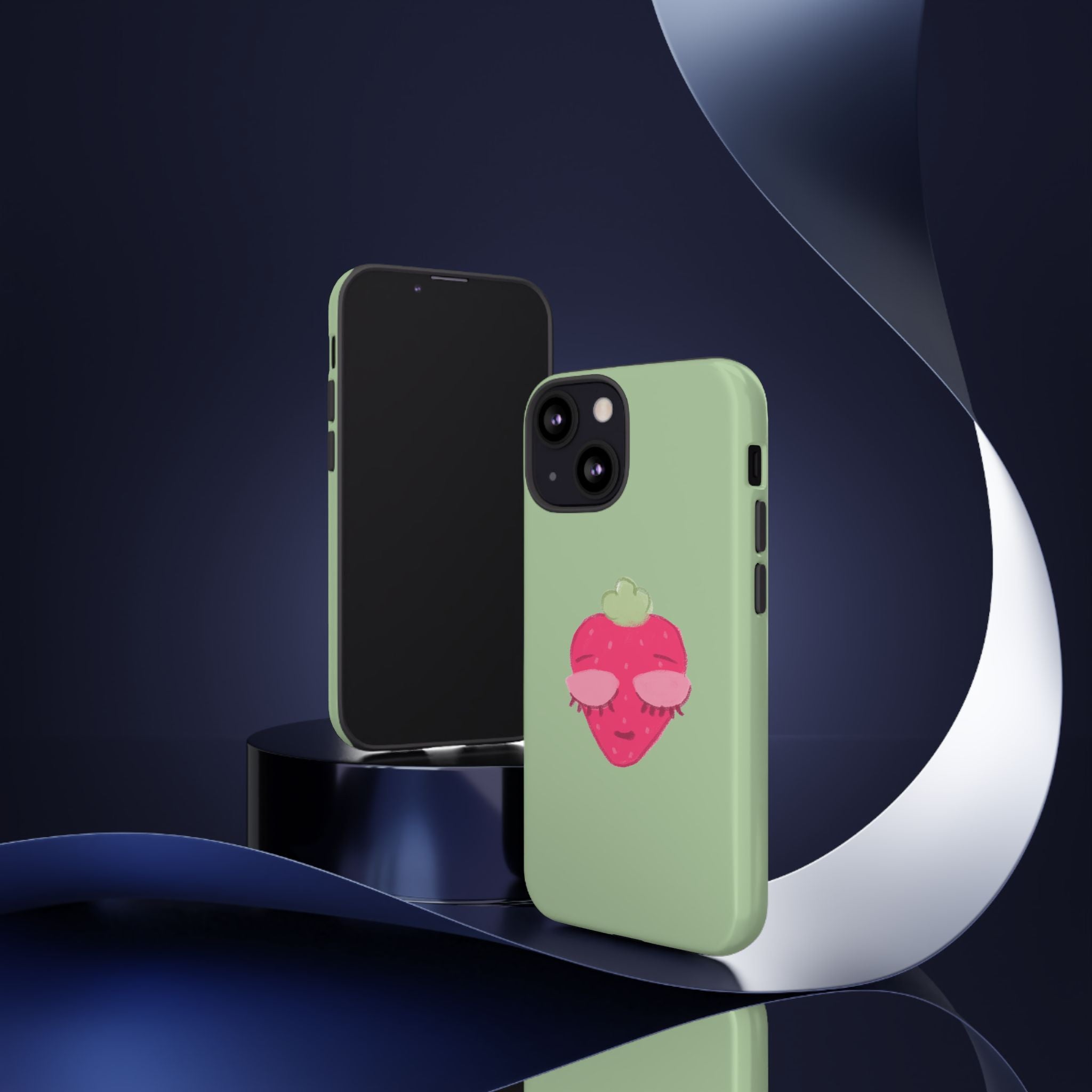 Strawberry Lashes Phone Case