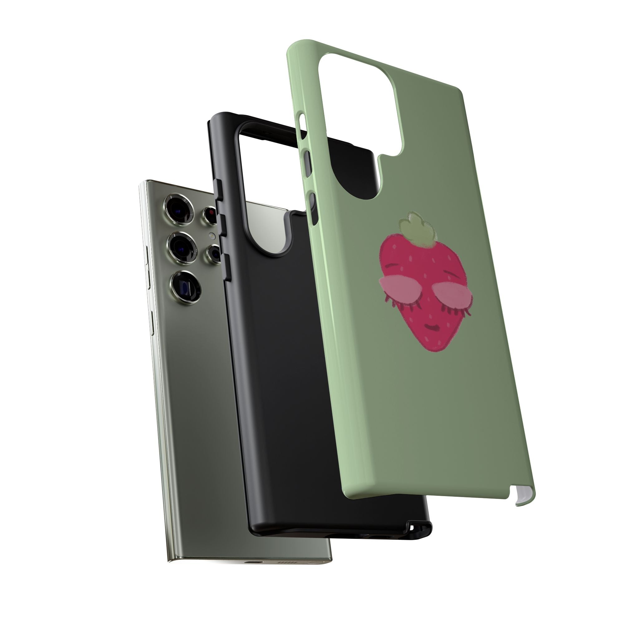 Strawberry Lashes Phone Case