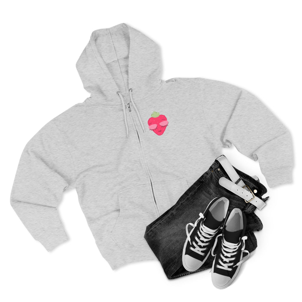 Strawberry Lashes Zip Up Hoodie